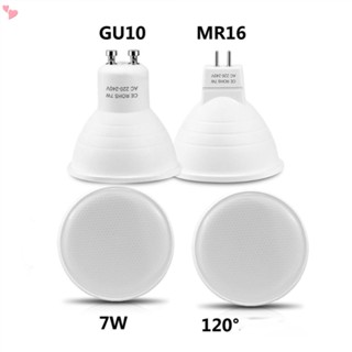 ฝาครอบโคมไฟเพดาน LED 7W GU10 MR16 220V พลาสติก อลูมิเนียม