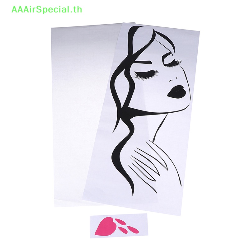 aaairspecial-สติกเกอร์ไวนิล-รูปผู้หญิง-สําหรับตกแต่งเล็บ-ร้านเสริมสวย