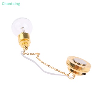 &lt;Chantsing&gt; โคมไฟเพดานแก้ว LED 1:12 อุปกรณ์เสริม สําหรับตกแต่งบ้านตุ๊กตา ลดราคา
