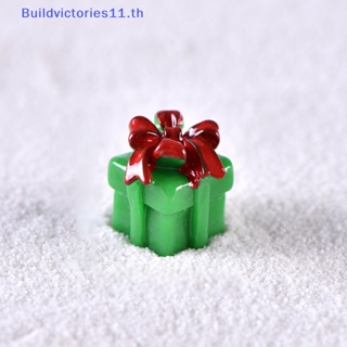 Buildvictories11 ฟิกเกอร์เรซิ่น รูปซานตาคลอส สโนว์แมน ขนาดเล็ก สําหรับตกแต่งบ้าน ต้นคริสต์มาส