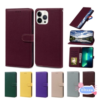 เคสโทรศัพท์หนัง PU ฝาพับ พร้อมช่องใส่บัตร สีพื้น สําหรับ Motorola Moto Edge 2021 One 5G ACE E 2020 Edge X30 G Power 2021 2020 2022 G71 5G