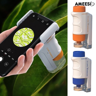 Ameesi กล้องจุลทรรศน์วิทยาศาสตร์ ถอดได้ 80-160 องศา 1 ชุด สําหรับโรงเรียน