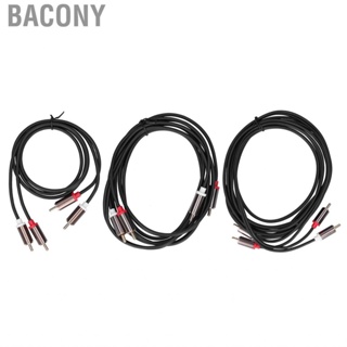 Bacony 2RCA Male to Audio Cable Gold Plated Double for RCA Cord TV