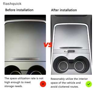 Flashquick สายชาร์จ USB ฮับกลาง สําหรับ Model 3 Y