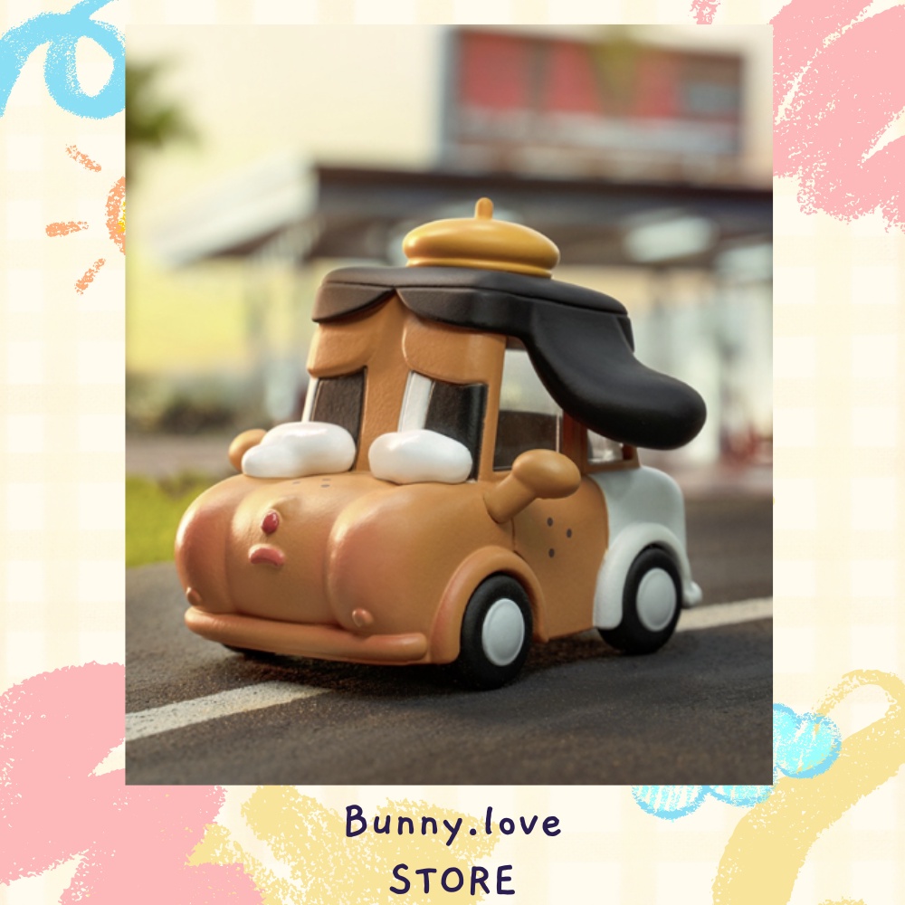 bunny-love-พร้อมส่ง-ของแท้100-popmart-crybaby-bumper-car-happy-weekend-series-crybabyรถ