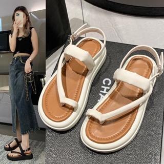 Leosoxs   รองเท้าแตะ รองเท้าแฟชั่น สะดวกสบาย ฟชั่น ด้านล่างหนา 2023 ใหม่  Trendy Beautiful Korean Style พิเศษ B98G0Q4 36Z230909