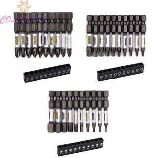 【COLORFUL】Efficient and Durable 14 Piece Screwdriver Bit Set with Universal Hex Shank