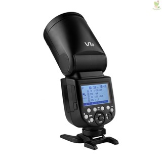 Godox V1O แฟลชกล้อง Speedlite หัวกลม ไร้สาย 2.4G เข้ากันได้กับ Ol Came-8.9