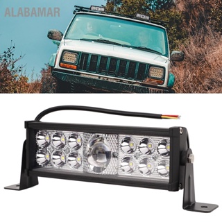 ALABAMAR 10in 120W 12000LM สีขาวอำพันไฟ LED ทำงาน IP67 ป้องกันไฟขับปิดไฟถนนพร้อมตัวยึด