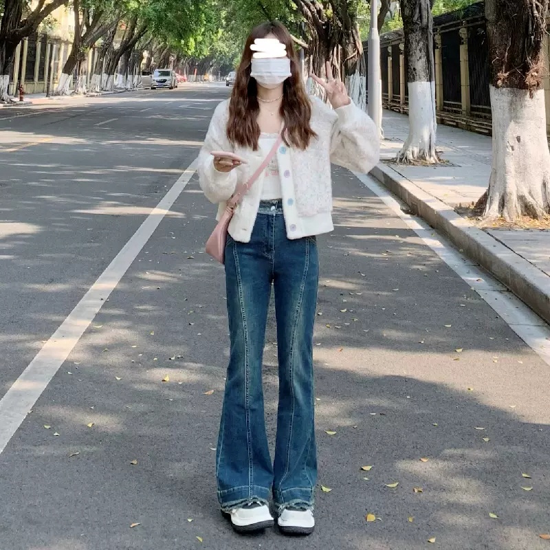 เสื้อแจ็กเก็ตกันหนาว-คอวี-ตัวสั้น-สไตล์ใหม่-เหมาะกับฤดูใบไม้ผลิ-สําหรับผู้หญิง