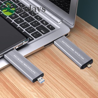 W306 กล่องภายนอก SSD USB3.1 Gen2 SSD 10Gbps สําหรับ M2 NVMe PCIe M.2 SATA SSD [Didays.th]