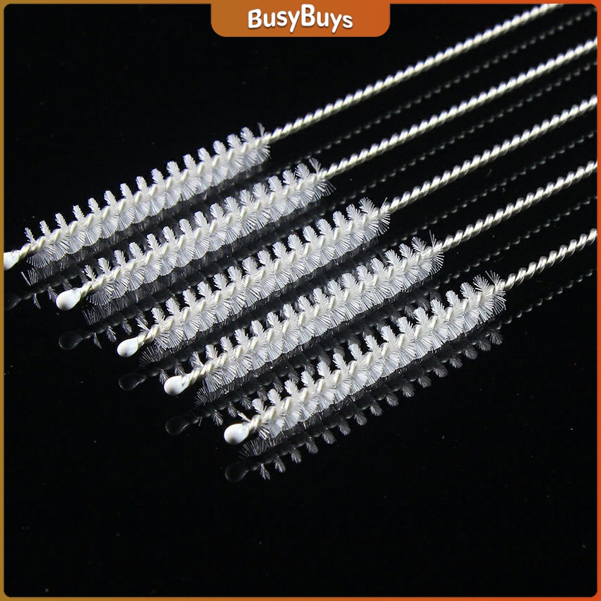 b-b-แปรงล้างหลอดดูด-จุกนม-ขนไนล่อน-ไม่ทำให้เป็นรอย-stainless-steel-soft-straw-straw-brush