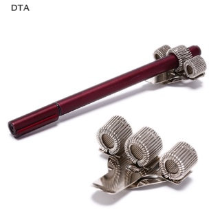 Dta ที่ใส่ปากกาโลหะ แบบสามรู พร้อมคลิปหนีบ สําหรับหมอ พยาบาล
