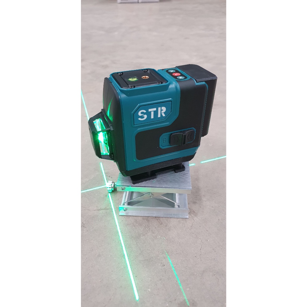 เครื่องวัดระดับเลเซอร์-ยี่ห้อ-str-12-เส้น-3-แกน-ลำแสงสีเขียว-เครื่องวัดระดับ-ระดับเลเซอร์-อุปกรณ์ปรับระดับ