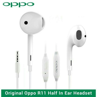 ของแท้ หูฟังอินเอียร์ 3.5 มม. สําหรับ Oppo R11 A5S A3S A92020 A52020