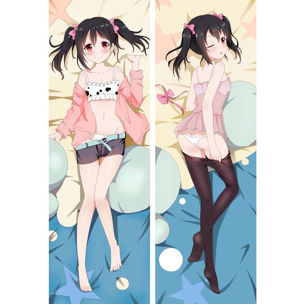 อะนิเมะ-lovelive-ปลอกหมอน-พิมพ์ลาย-nico-yazawa-dakimakura-สําหรับตกแต่งบ้าน-เตียงนอน