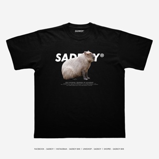เสื้อยืดผ้าฝ้าย ® | Capybara | Semi - Oversized Tee | 100% Organic Cotton