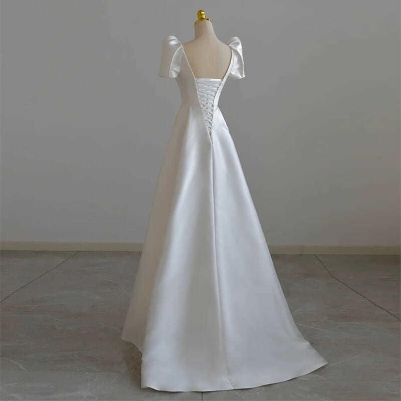 ชุดเดรสแต่งงาน-ผ้าซาติน-สไตล์ฝรั่งเศส-เฮปเบิร์น-ย้อนยุค-เรียบง่าย-สําหรับผู้หญิง-2023