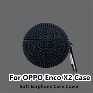 【ส่วนลด】เคสหูฟัง แบบนิ่ม ลายการ์ตูนฉลาม สําหรับ OPPO Enco X2 OPPO Enco X2