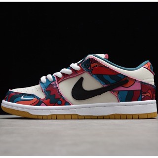 Parra x SB Dunk Low Pro Abstract Art รองเท้าผ้าใบลําลอง เหมาะกับการวิ่ง สําหรับผู้ชาย ผู้หญิง DH7695-600 N7SN