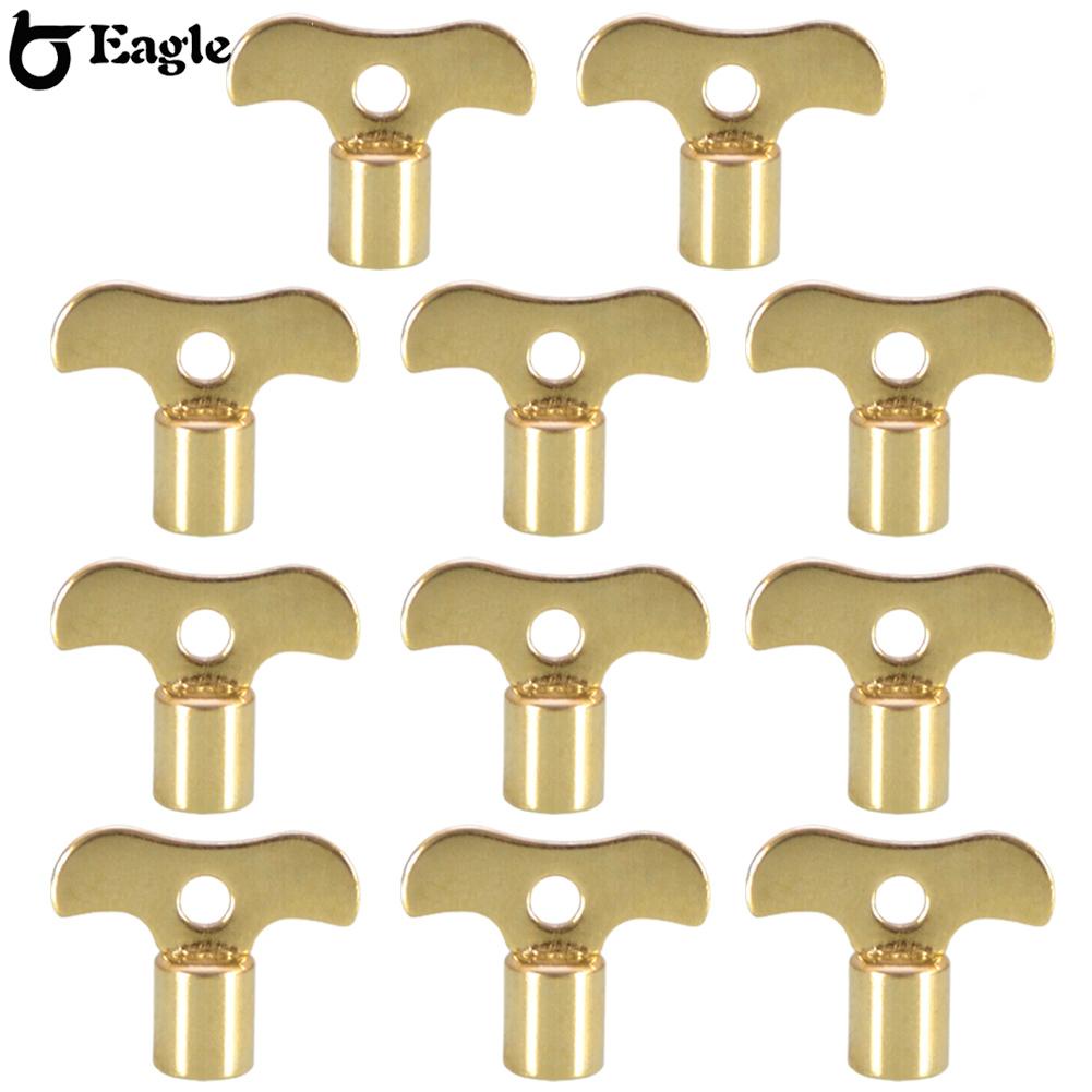 2023-faucet-key-10pcs-set-7mm-accessories-brass-gold-color-key-clock-type-key