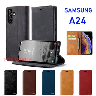 รุ่นใหม่ A24/A05/A05S เคสหนัง เคสฝาพับ ตั้งได้ สำหรับ SAMSUNG A24/A14/A13/A54/A34/A23/A04S เคสกันกระแทก ใส่บัตรได้ XUNDU