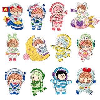 ครอสติสคริสตัล 💎  5d ลายการ์ตูน งานประดิษฐ์ diy เด็ก ครอสติสคริสตัล สติ๊กเกอร์ diy