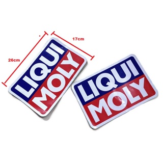 *แนะนำ* สติกเกอร์ liqui moly ลิควิโมลี่ จำนวน 2 ใบ ขนาด 26 x 17 cm สติกเกอร์แต่งรถคุณภาพอย่างดี