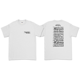 【ใหม่】Taylor SWIFT - SONG LIST T-SHIRT