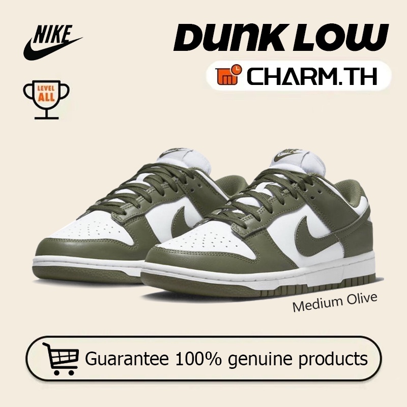 รองเท้า-nike-dunk-low-nike-dunk-low-dd1503-120-medium-olive-รองเท้าผ้าใบ