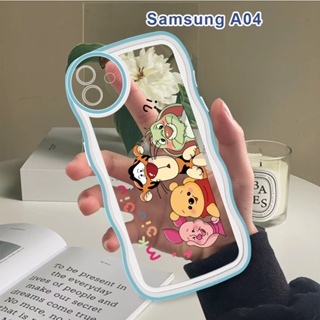 สําหรับ Samsung Galaxy A04 A14 A24 A34 A54 5G เคสโทรศัพท์มือถือแบบนิ่ม กันกระแทก กันรอยกล้อง ลายวินนี่ เดอะ พูห์ แฟชั่น