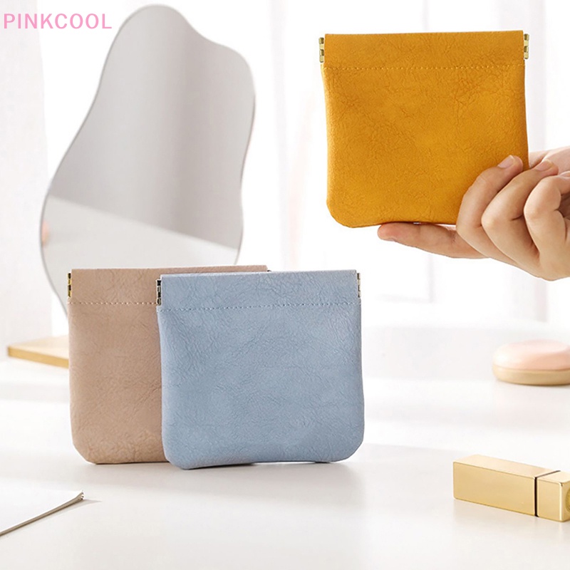 pinkcool-ขายดี-กระเป๋าหนัง-เก็บเหรียญ-กุญแจ-เครื่องประดับ-หูฟัง