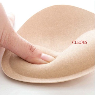 Cleoes แผ่นฟองน้ํารองหน้าอก ทรงสามเหลี่ยม แบบหนา อุปกรณ์เสริม สําหรับผู้หญิง