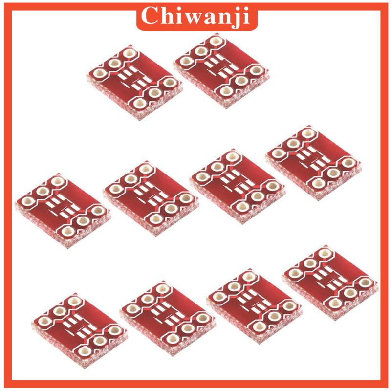 chiwanji-ชุดบอร์ดอะแดปเตอร์แปลง-pcb-sot23-เป็น-dip-6-pin-diy-10-ชิ้น