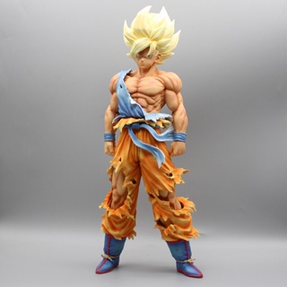 โมเดลฟิกเกอร์ Pvc รูปปั้นอนิเมะ Dragon Ball Z Son Goku Super Saiyan ขนาด 43 ซม. เหมาะกับของขวัญ ของเล่นสะสม สําหรับเด็ก