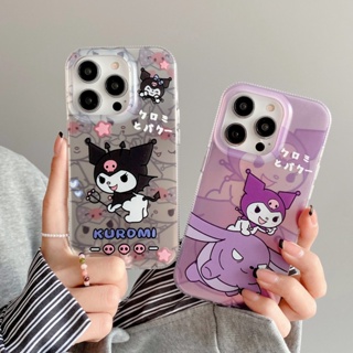 เคสป้องกันโทรศัพท์มือถือ TPU ลายการ์ตูนคุโรมิ กันลื่น สําหรับ iPhone 14 Pro max Apple 13 12 11