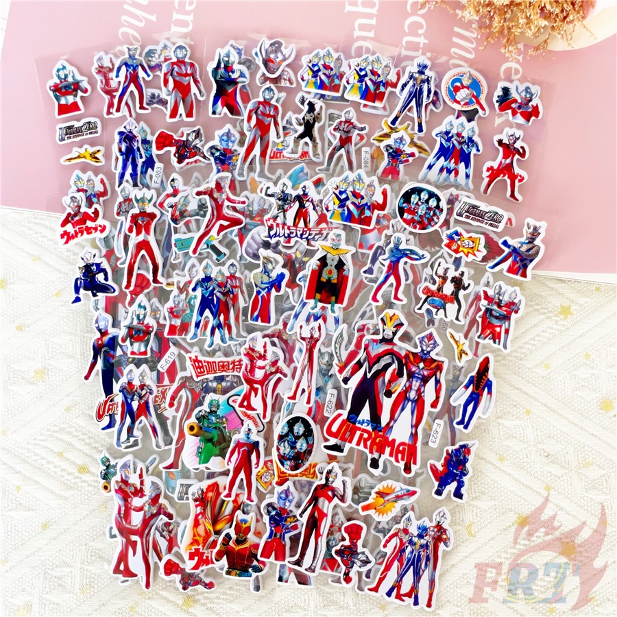 Ultraman Series 01 DIY Rewards Sticker 12Sheets/set Cartoon 3D Puffy ...