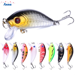 【Anna】Fishing Tool Fishing Lure Mini Minnow Lures Fishing Tackle Small Crankbaits