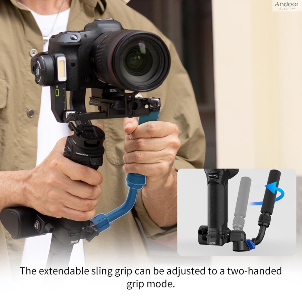 zhiyun-weebill-3s-combo-handheld-camera-3-axis-gimbal-stabilizer-quick-release-built-in-fill-light-pd-fast-charging-battery-max-load-3kg-6-6lbs-replacement-for-d