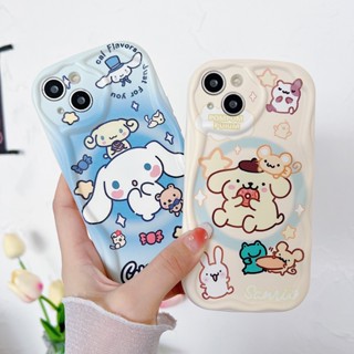 เคสโทรศัพท์มือถือแบบนิ่ม TPU ลายคลื่นตัวอย่าง สําหรับ OPPO A7 A5 A12 A12E A3S A5S A16 A15 A15S A35 A92 A52 A54 A55 A74 A77 A93 A94 A96 A53 A31 A9 2020 F11 Reno 4 8T