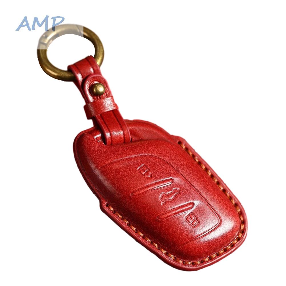 new-8-leather-car-remote-key-fob-cover-case-for-mg-zs-ev-2022-hs-mg3-mg5-mg6-mg7-red