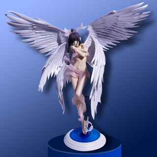 [New product in stock] bright fiery angel hand-held dark night large hand-held female six-wing Angel hand-held animation model decoration gift AHYC