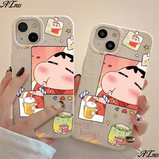 เคสโทรศัพท์มือถือ แบบนิ่ม ลายการ์ตูนชินจัง กันกระแทก สําหรับ Apple Iphone 13 11 12plus 14pro 87 VYM6