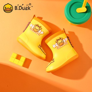 B.duck รองเท้าบูทยาง กันฝน กันน้ํา กันลื่น สําหรับเด็กผู้ชาย ผู้หญิง