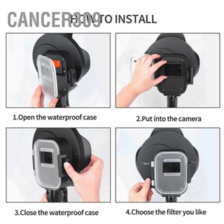 Cancer309 SHOOT Diving Dome Port กรองเคสกันน้ำสำหรับ GoPro Hero 7 Black 6 5 Trigger Housing Cover