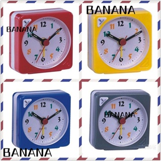 Banana1 นาฬิกาปลุก เรียบง่าย เดินทาง นาฬิกาปลุก ไม่เห็บ ตกแต่งบ้าน