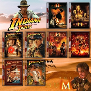 DVD Indiana Jones ภาค 1-4 + Mummy ภาค 1-4 DVD Master เสียงไทย (เสียง ไทย/อังกฤษ | ซับ ไทย/อังกฤษ) DVD