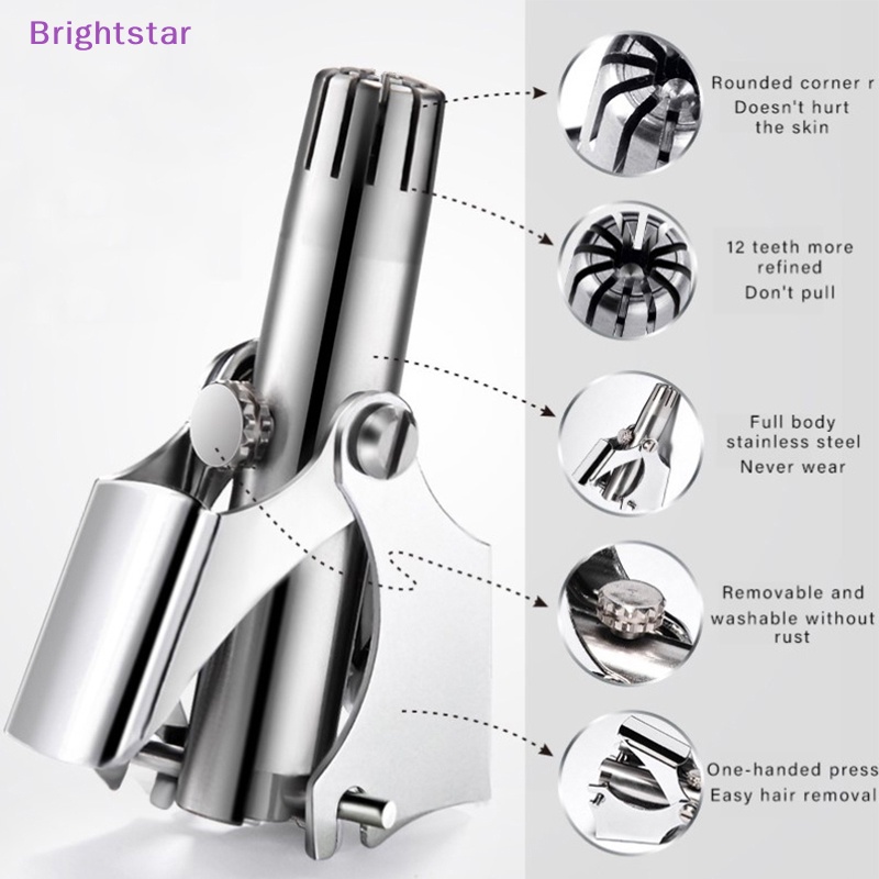 brightstar-เครื่องโกนขนหูและจมูก-แบบพกพา-ล้างทําความสะอาดได้-สําหรับผู้ชาย-และผู้หญิง