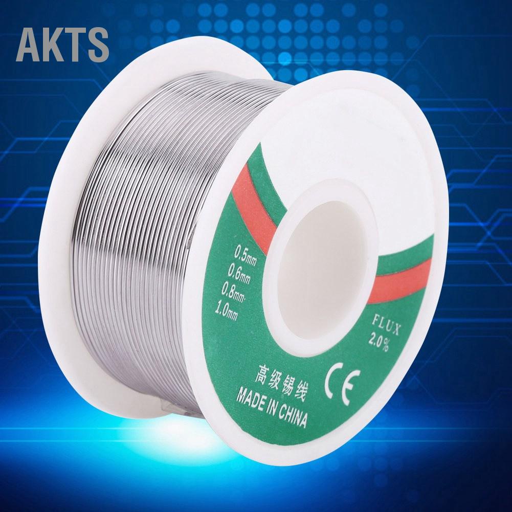 akts-1pc-0-8mm-rosin-core-flux-solder-wire-reel-การประสาน-การเชื่อมดีบุกม้วน