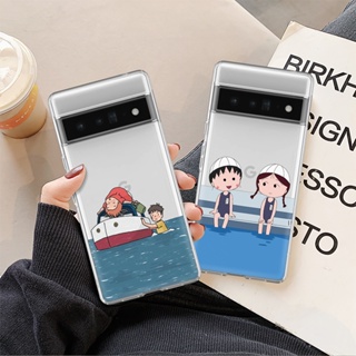 เคสโทรศัพท์มือถือแบบนิ่ม TPU ใส กันกระแทก ลายการ์ตูนยอดนิยม สําหรับ Google Pixel 8 Pro 7 6 5a 4A 5G 3a 3 2 XL